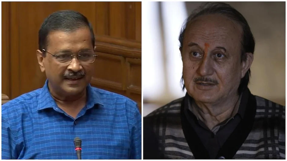 Arvind kejriwal anupam kher sixteen nine