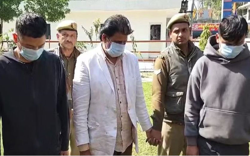 100 करोड़ का साइबर फ्रॉड करने वाले गिरोह का पर्दाफाश, दो विदेशी सहित नोएडा से तीन शातिर गिरफ्तार