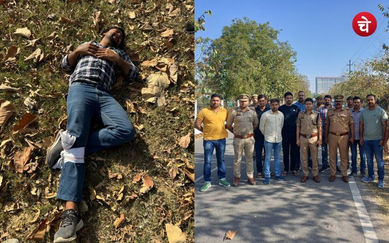 सेल्समैन की हत्या करने वाले को पुलिस ने मुठभेड़ में किया लंगड़ा