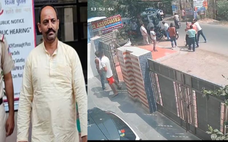 गुंडा निकला हिन्दू रक्षा दल का अध्यक्ष, सरेआम गुंडागर्दी