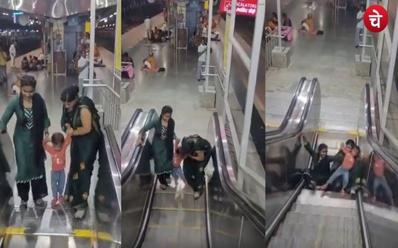 Escalator viral video min