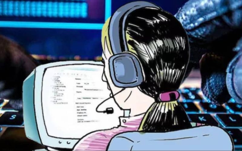 Fake call centar