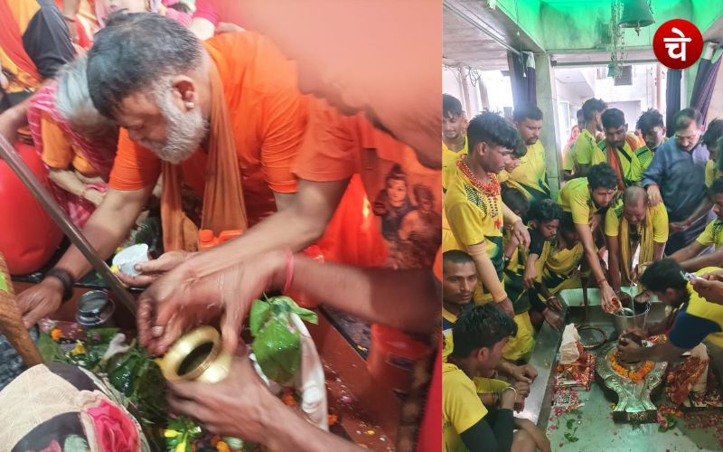 नोएडा के शिवालयों में जलाभिषेक को उमड़े कांवड़िये