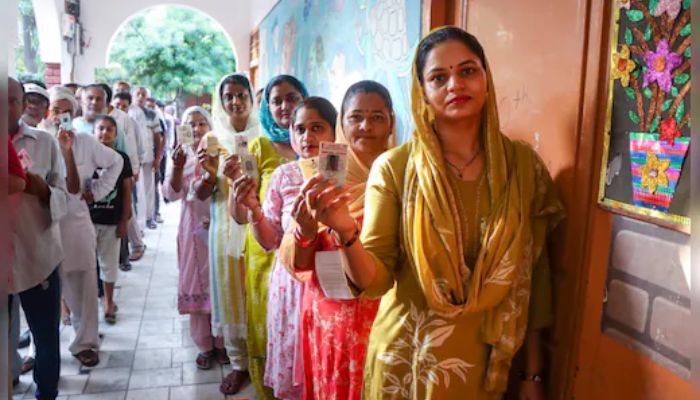 हरियाणा में धड़ाधड़ डाले जा रहे मतदान, अब तक यमुनानगर सबसे आगे
