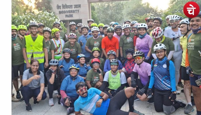 गांधी-शास्त्री जयंती पर निकली साइकिल यात्रा, स्वच्छता के प्रति किया जागरूक