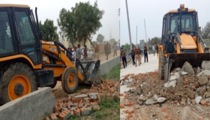भनौता में अतिक्रमण के खिलाफ बड़ा एक्शन, अवैध निर्माण पर चला बुलडोजर