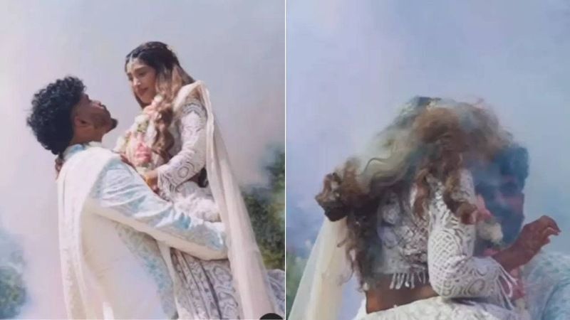 कपल को प्री-वेडिंग फोटोशूट करवाना पड़ा महंगा, हुआ धमाका, दुल्हन पहुंची अस्पताल, देखें वीडियो