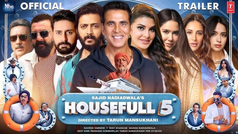 Housefull 5 Trailer: जब तीन जॉली एक क्रूज़ पर टकराए, तो मच गया कॉमिक ब्लास्ट! देखें धमाकेदार वीडियो