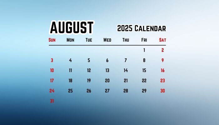 1 August 2025