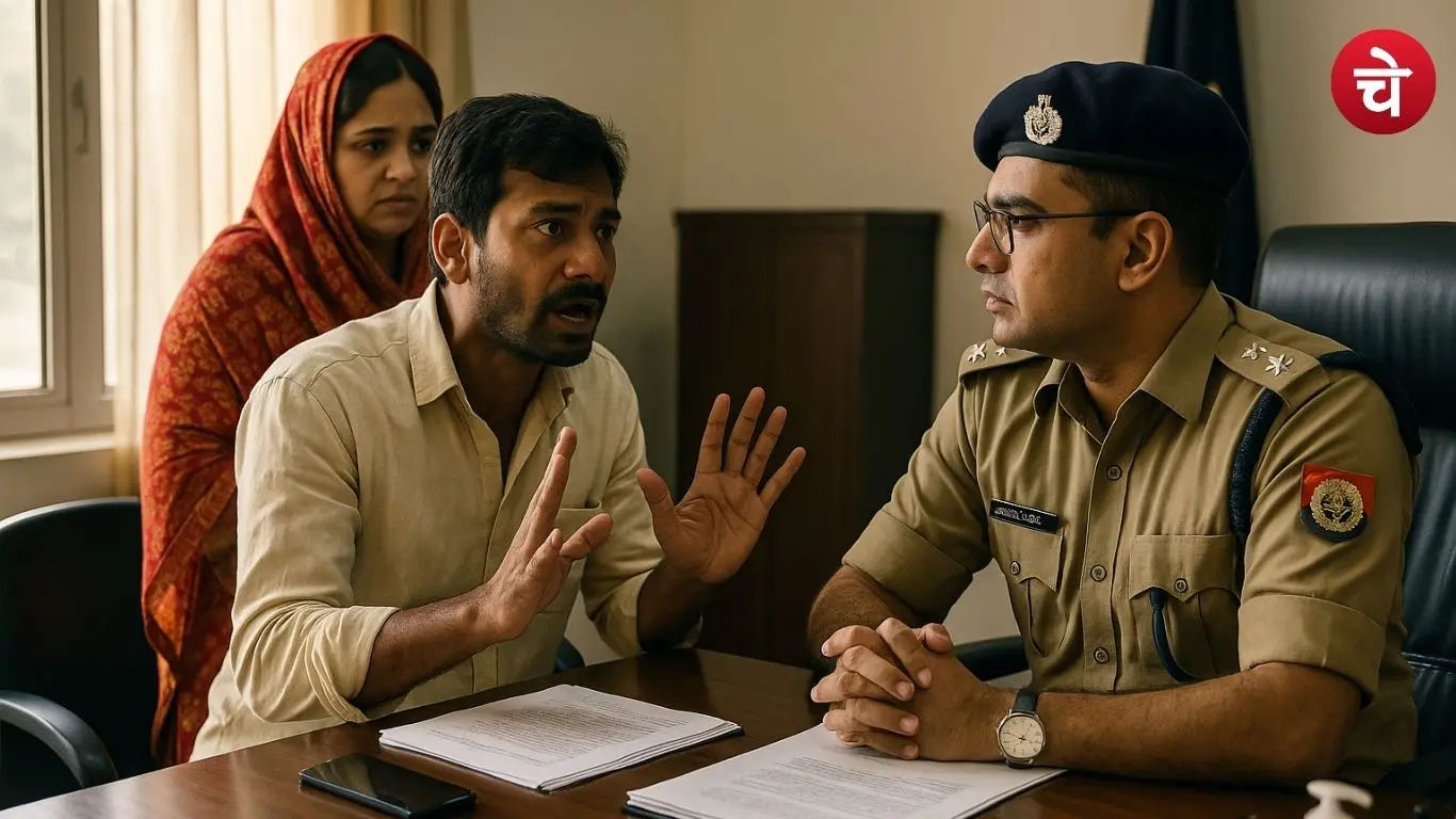 SSP ऑफिस में सुरक्षा की गुहार लगाता मुरादाबाद का पीड़ित पति