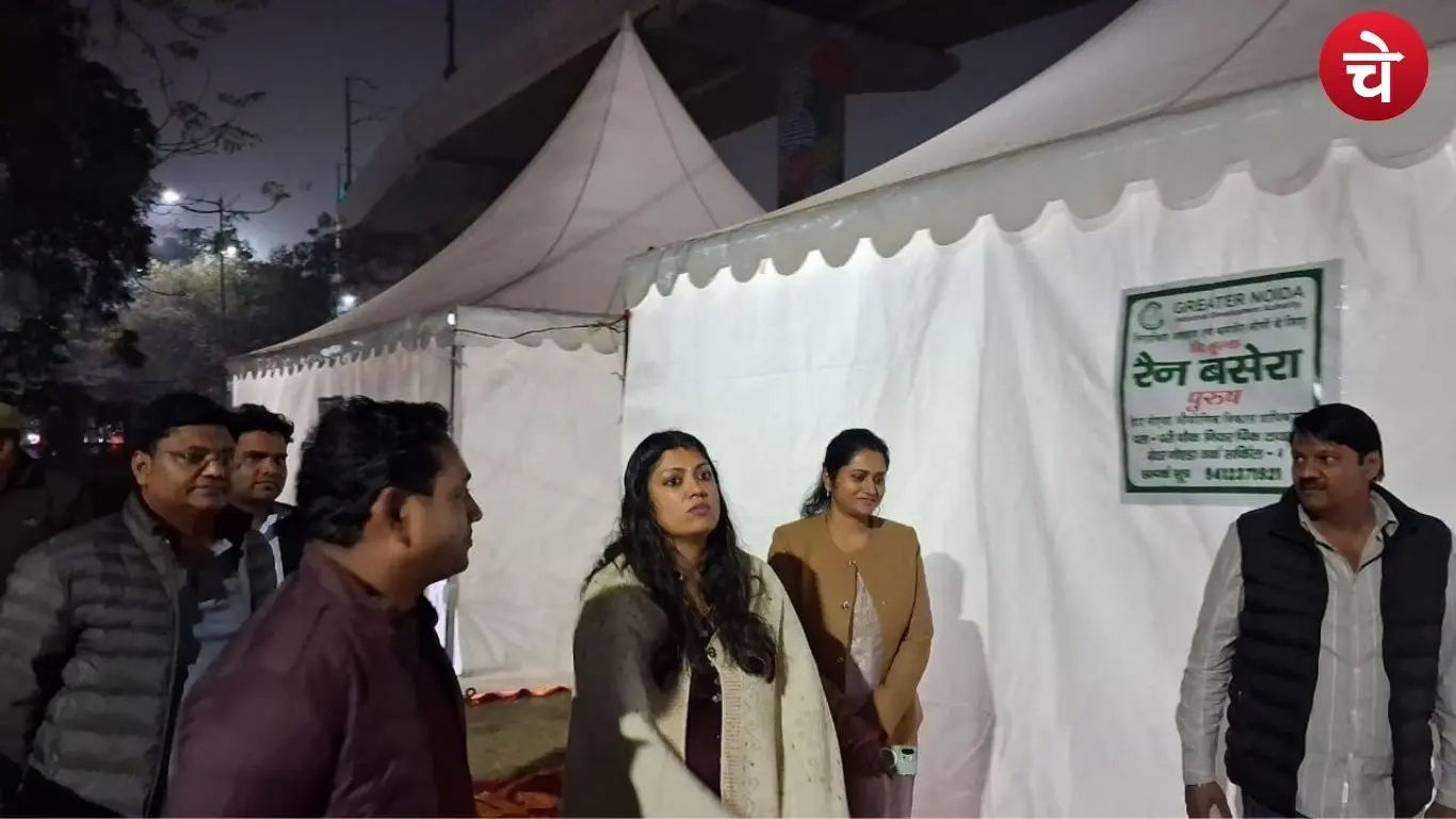 DM मेधा रूपम ने रैन बसेरों की व्यवस्थाओं का औचक निरीक्षण किया