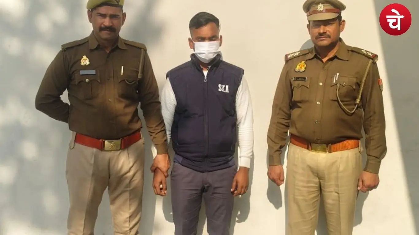 ग्रेटर नोएडा पुलिस की दबिश के बाद पकड़ा गया दरिंदा पिता