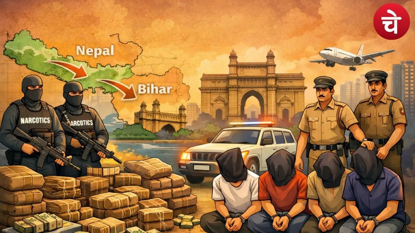 मुंबई पुलिस का बड़ा पर्दाफाश, 2.81 करोड़ की चरस जब्त, अंतरराष्ट्रीय रैकेट भंडाफोड़