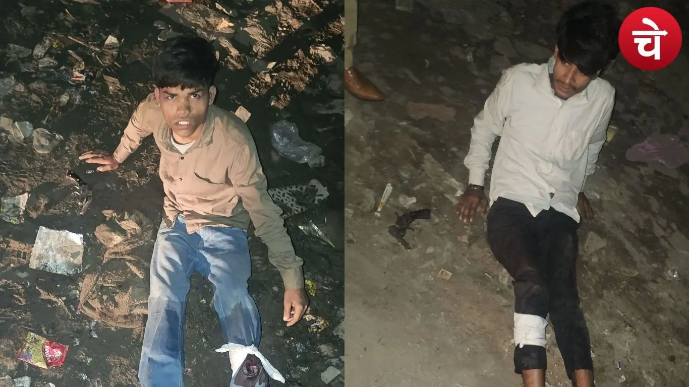 गाजियाबाद में हाफ एनकाउंटर, ढाबा हत्याकांड में दो बदमाश घायल
