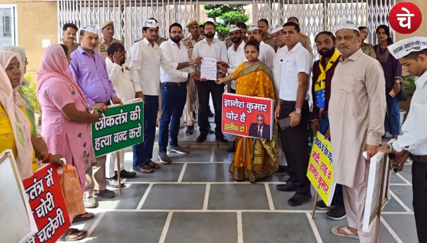 AAP Protest