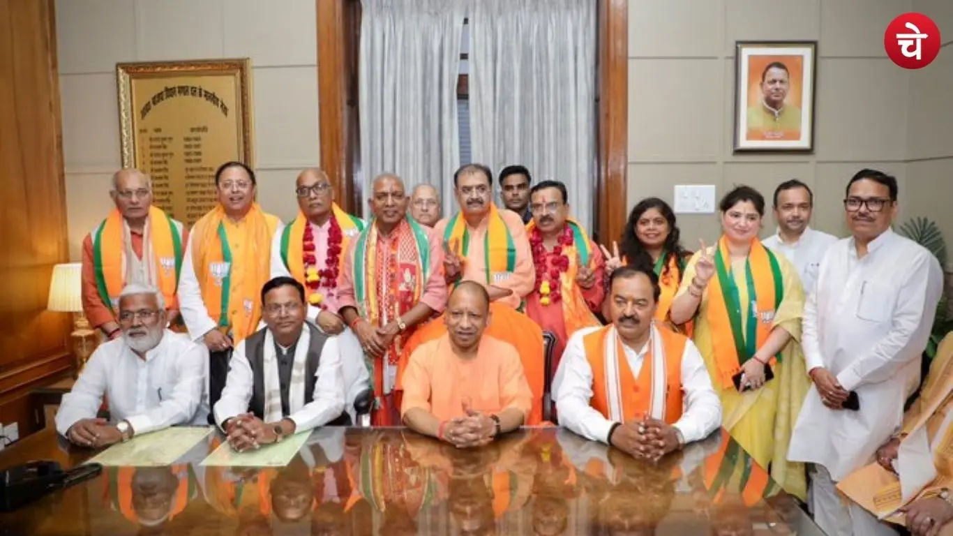 BJP Rajya Sabha candidates filed their nominations in the presence of Uttar Pradesh Chief Minister Yogi