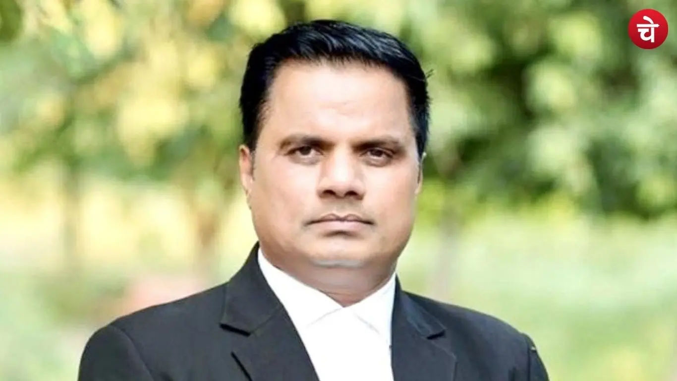 File photo of Advocate Manoj Kumar Bhati, President of the Gautam Buddha Nagar Bar Association