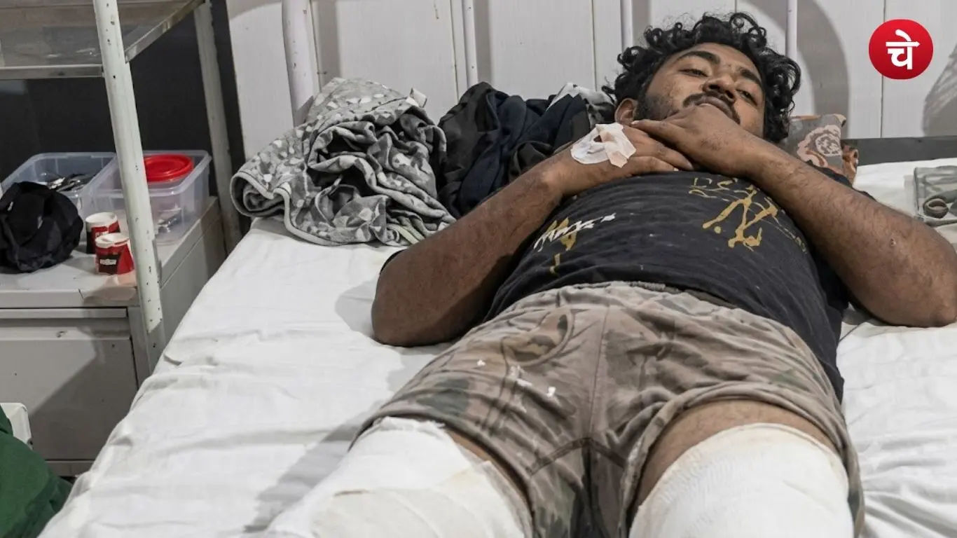 File photo of Pappu, admitted to the district hospital for treatment