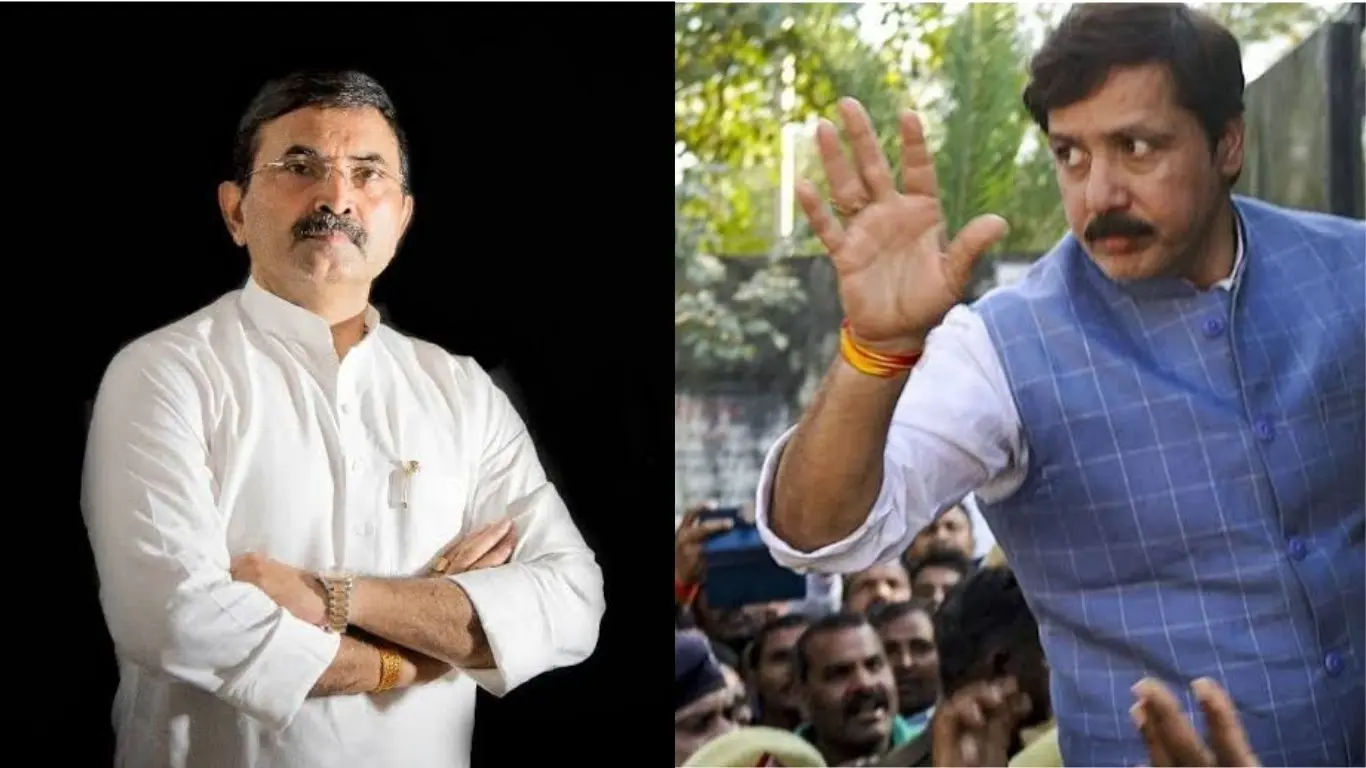File photos of former MP Dhananjay Singh and former MLC Brijesh Singh from Jaunpur