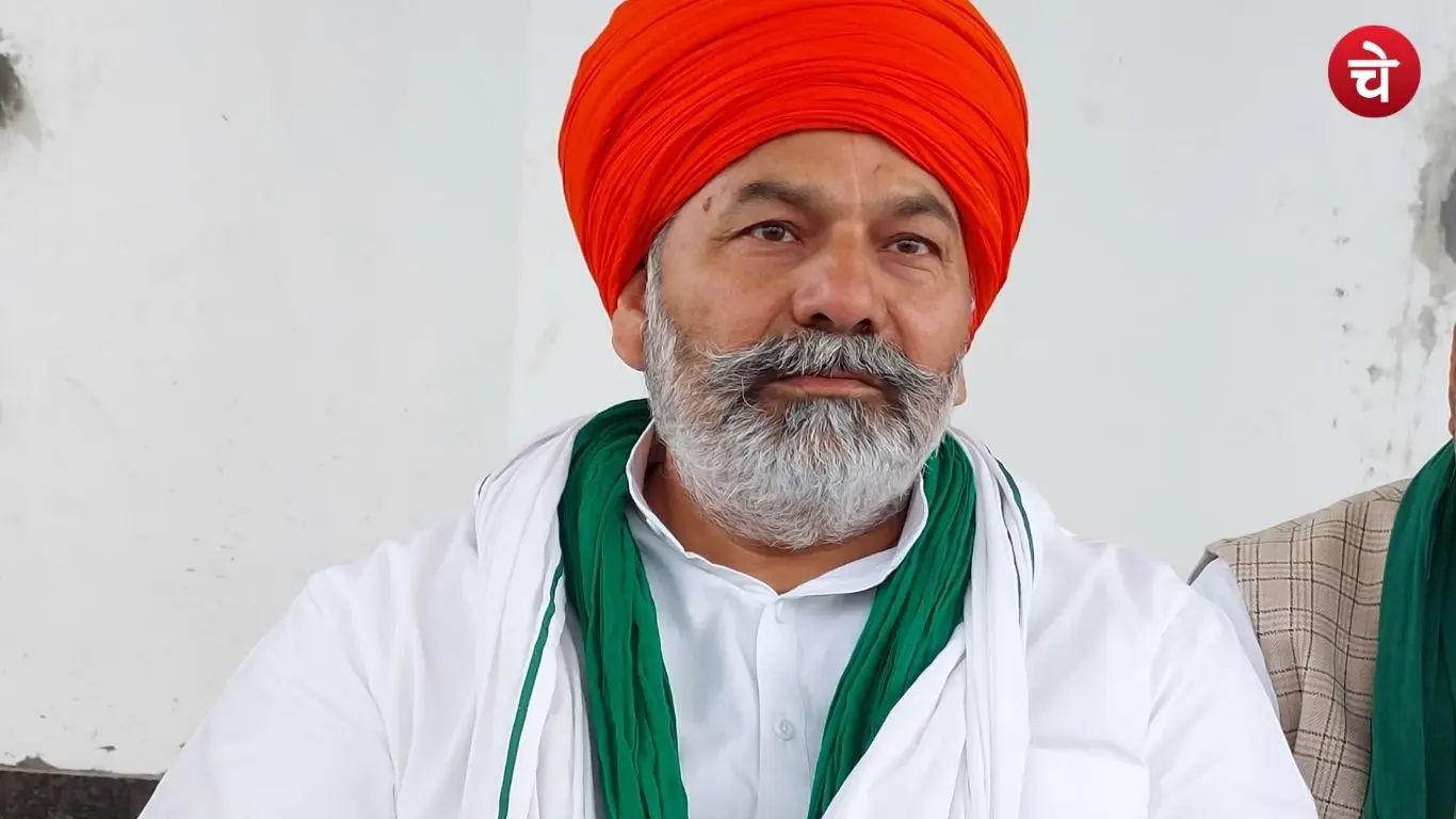 Rakesh Tikait, National Spokesperson of the Bharatiya Kisan Union and a prominent farmer leader