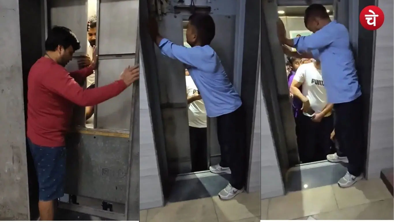 Residents trapped in lift at Ajnara Homes Society (1)