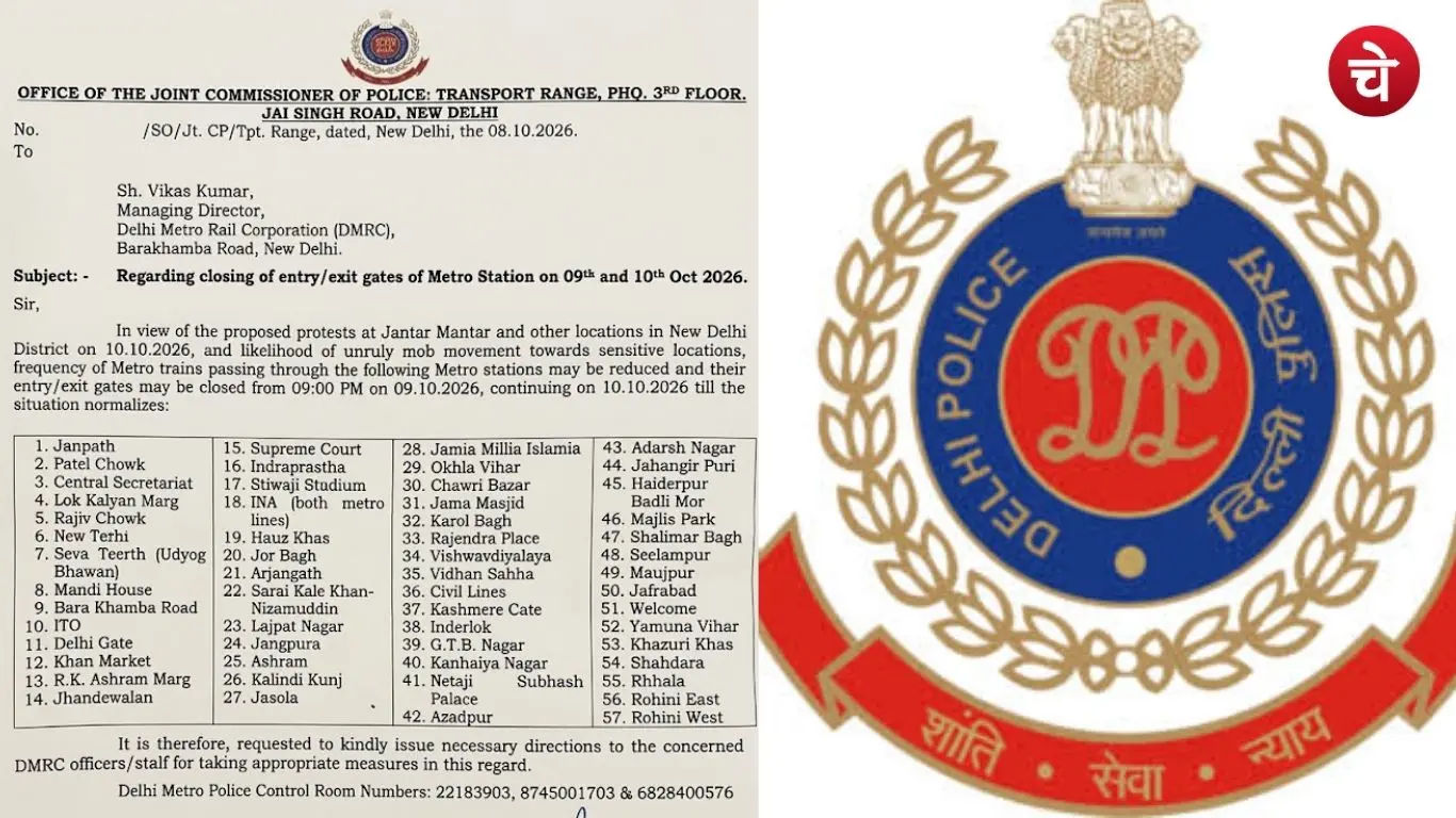Security alert at metro stations ahead of protests in Delhi