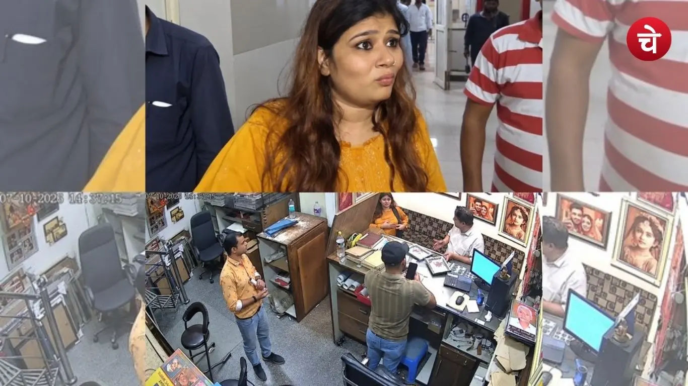 Shipra, wife of Rishabh Tailang, the accused in the Firozabad shooting incident