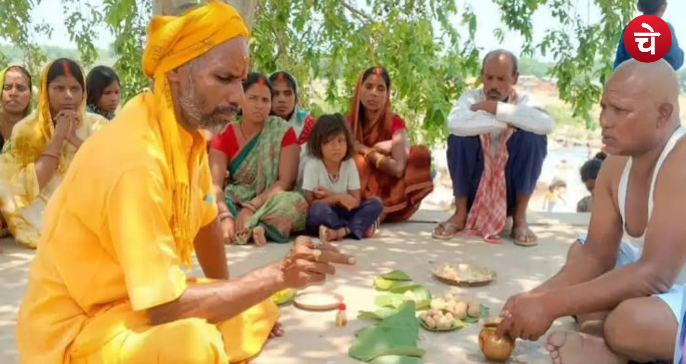 chandauli father performs pind daan daughter