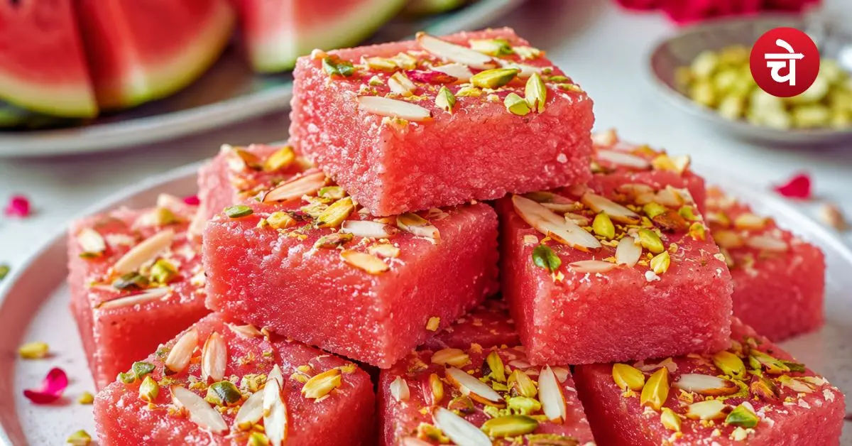 Watermelon Burfi Recipe