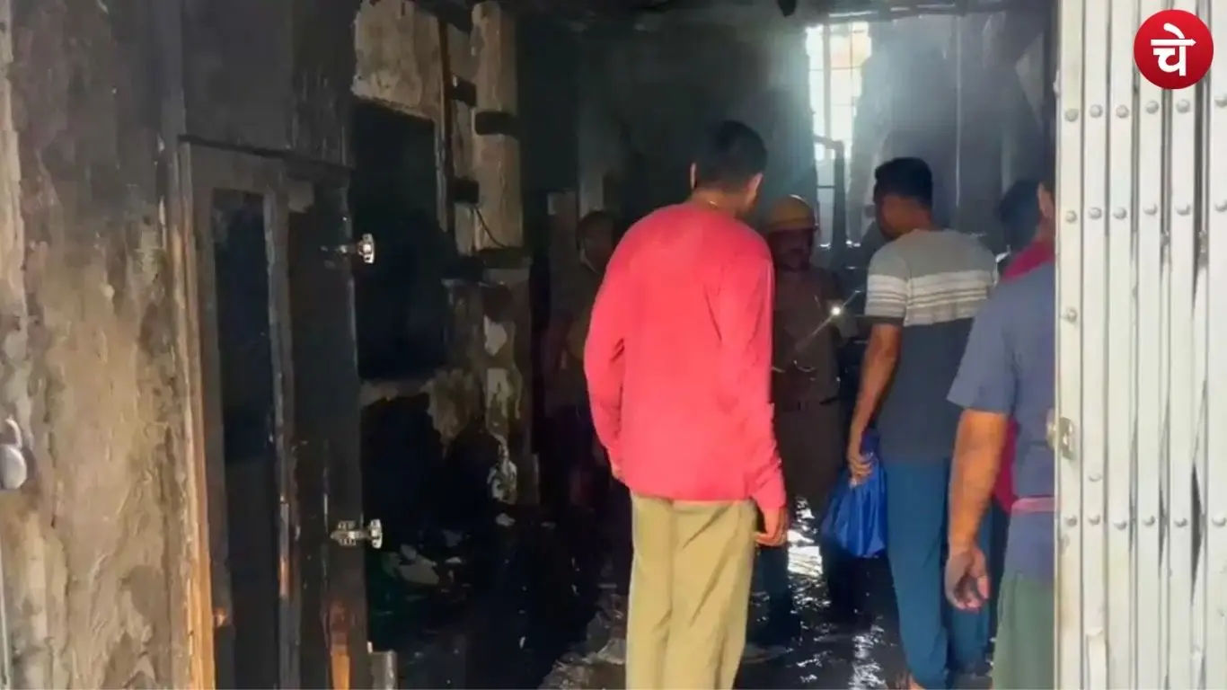 Massive Fire at Tarapith Hotel