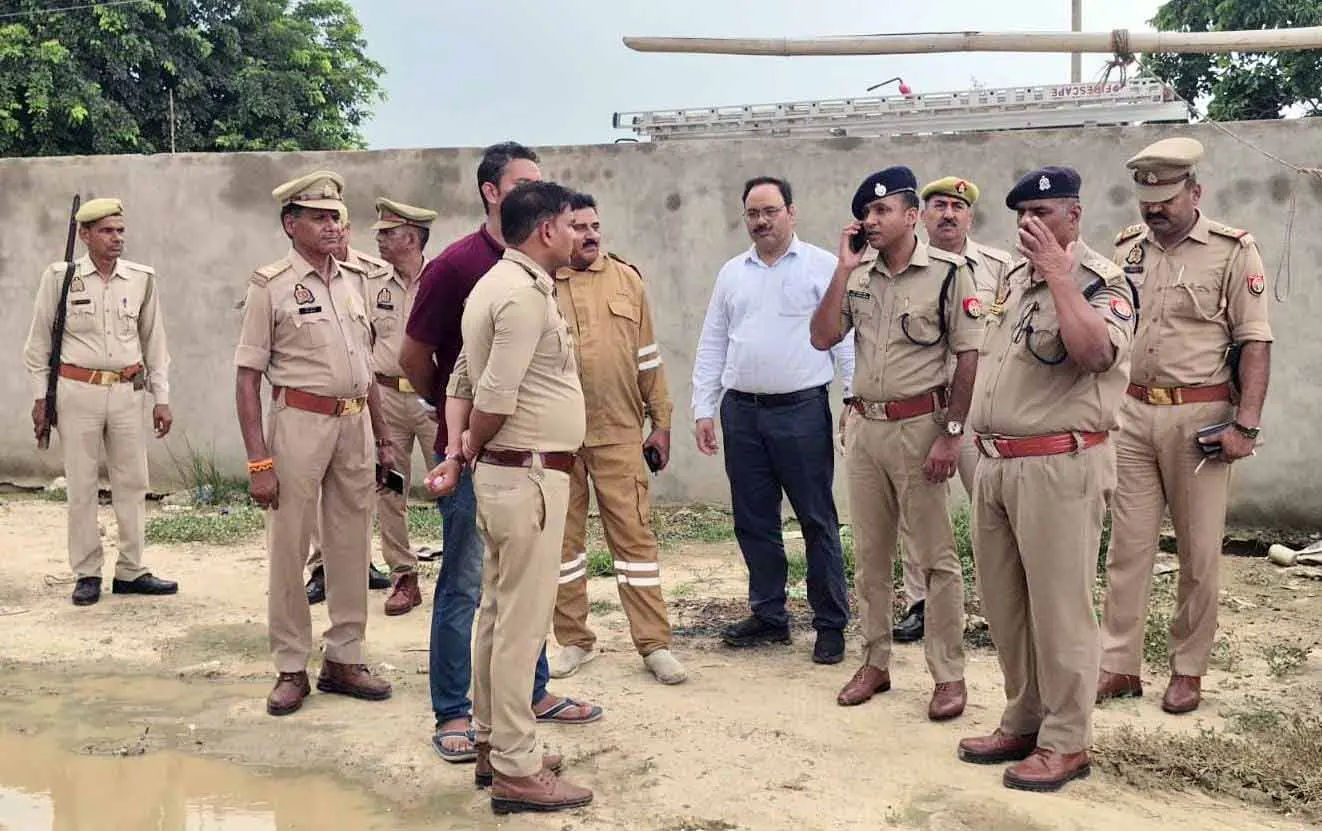 Police and administration team