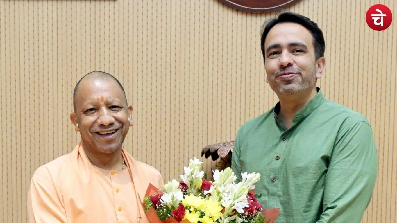 Rashtriya Lok Dal President and Union Minister Jayant Chaudhary met Uttar Pradesh Chief Minister Yogi Adityanath late Sunday evening here is a recent photo from the occasion