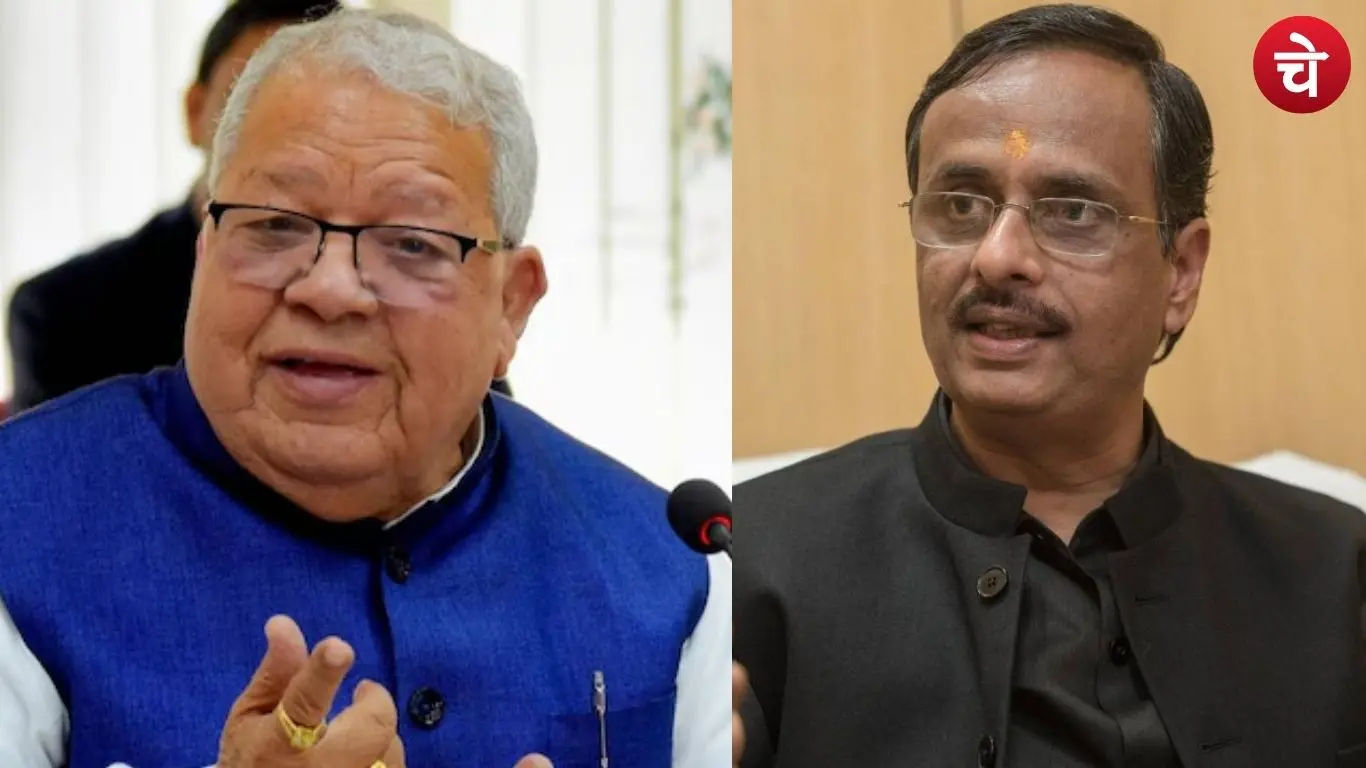 Senior Bharatiya Janata Party leaders Kalraj Mishra and Dr. Dinesh Sharma File photo