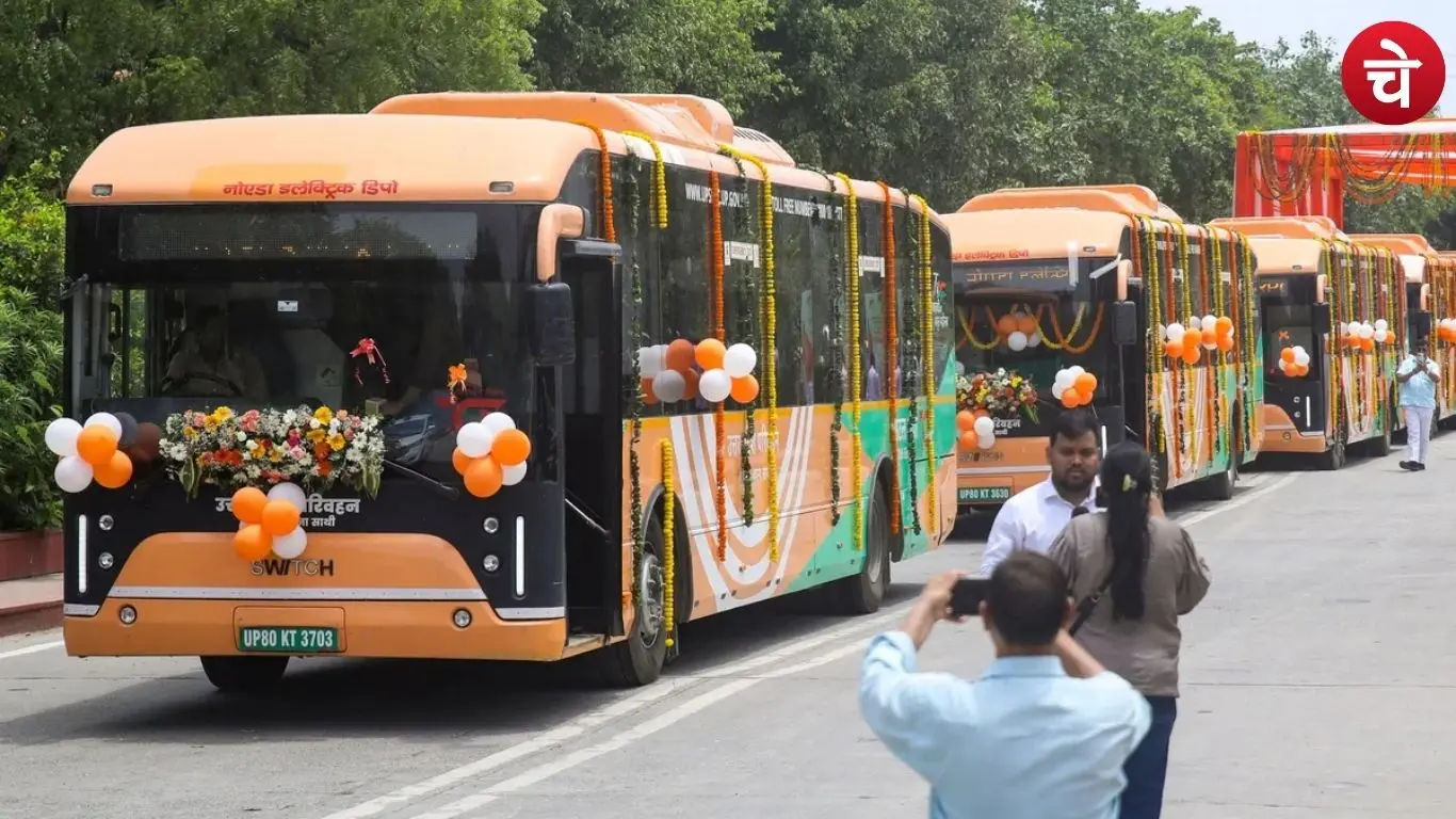 E-bus service in Noida receives an overwhelming response