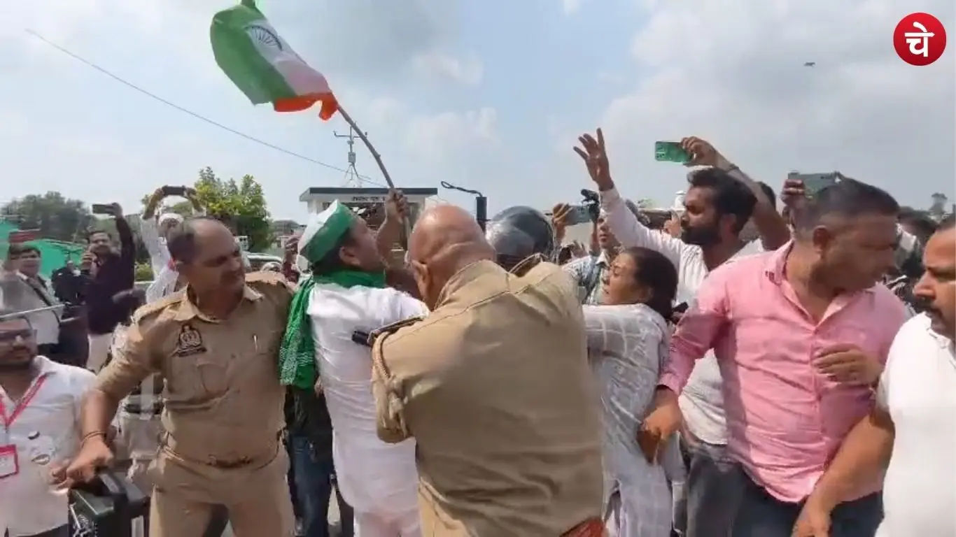 Farmers protest against toll collection