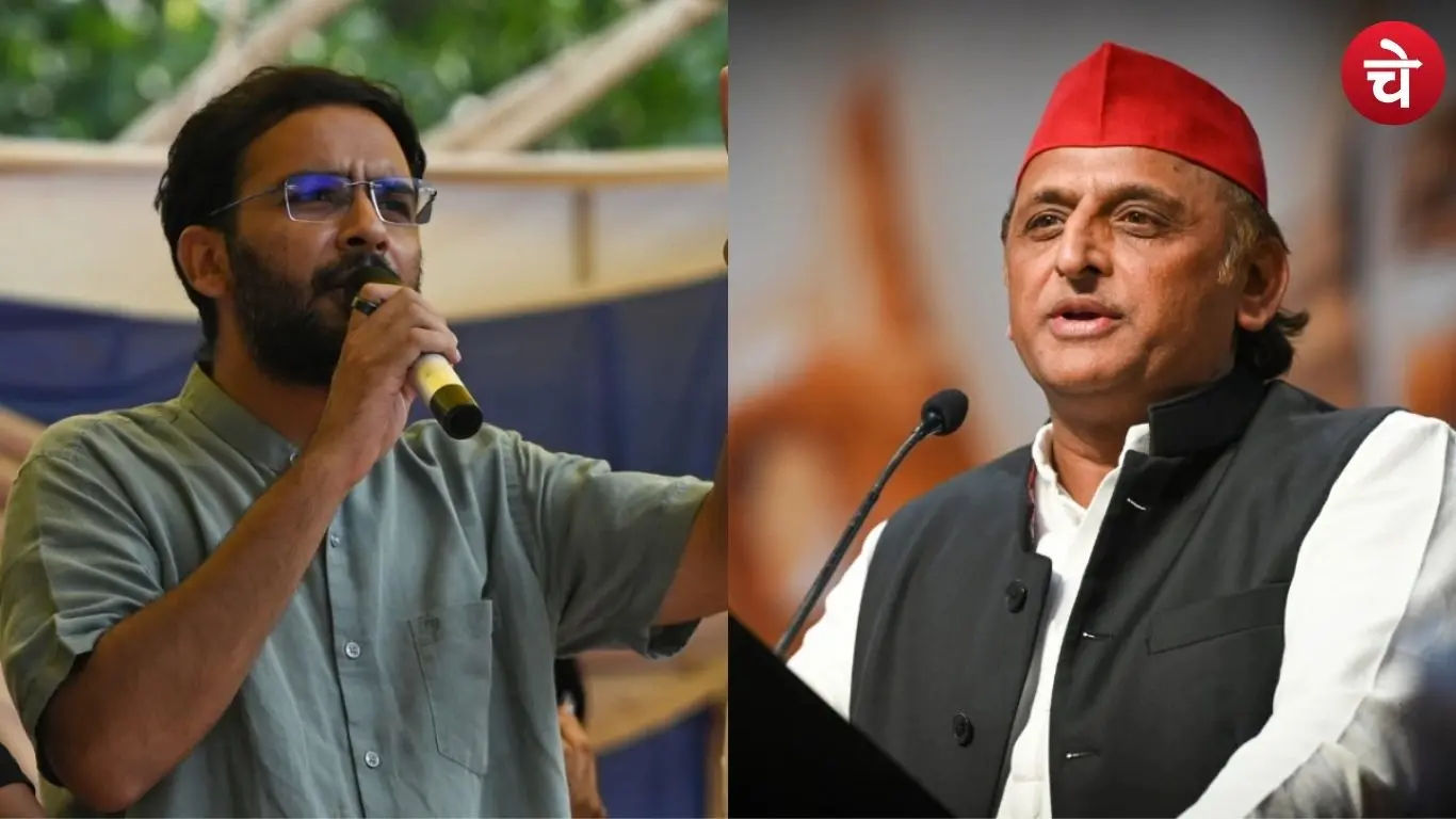 File photo of Ashutosh Ranka National Spokesperson of the Cockroach Janata Party (CJP) and former Chief Minister of Uttar Pradesh Akhilesh Yadav