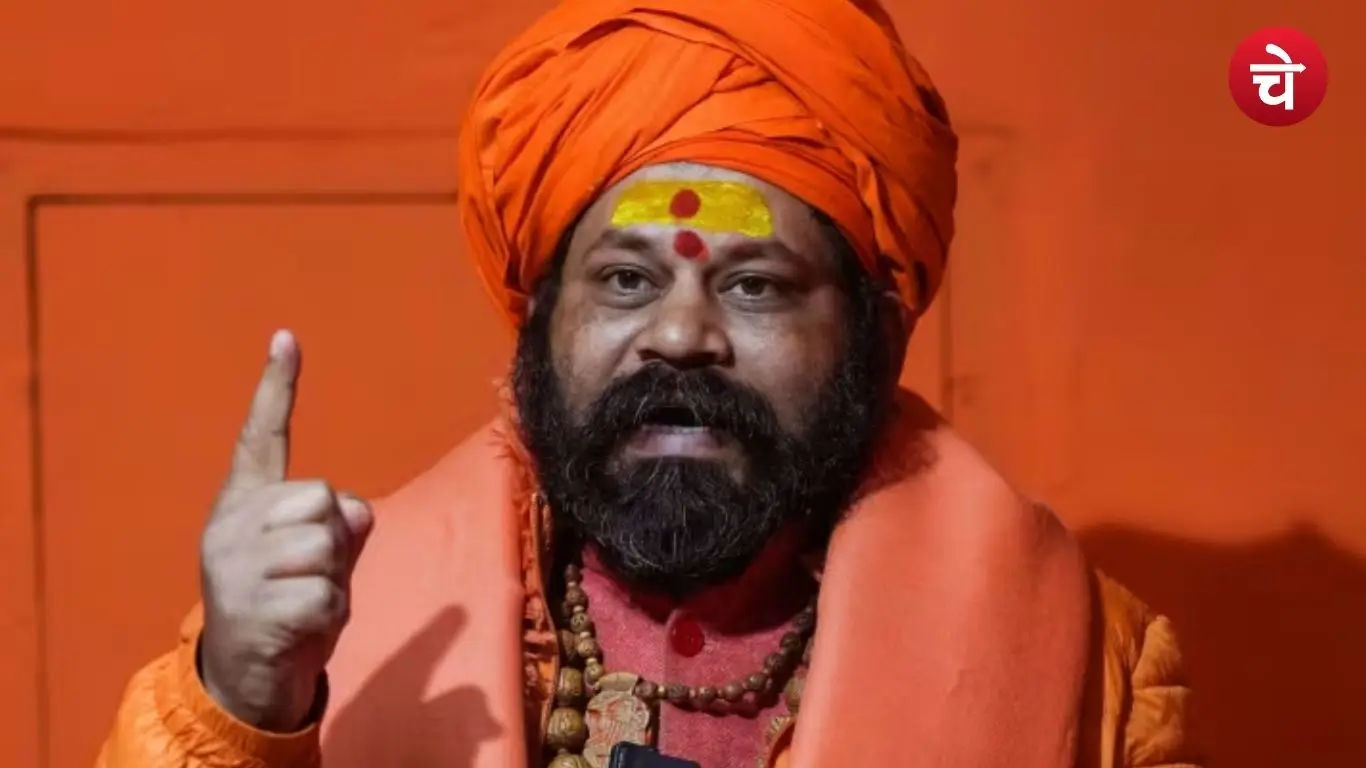 File photo of Mahant Raju Das of the Hanumangarhi temple in Ayodhya