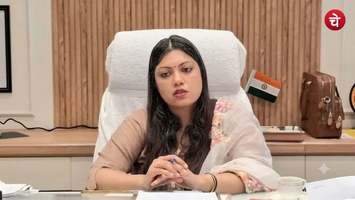 File photo of Noida District Magistrate Medha Roopam