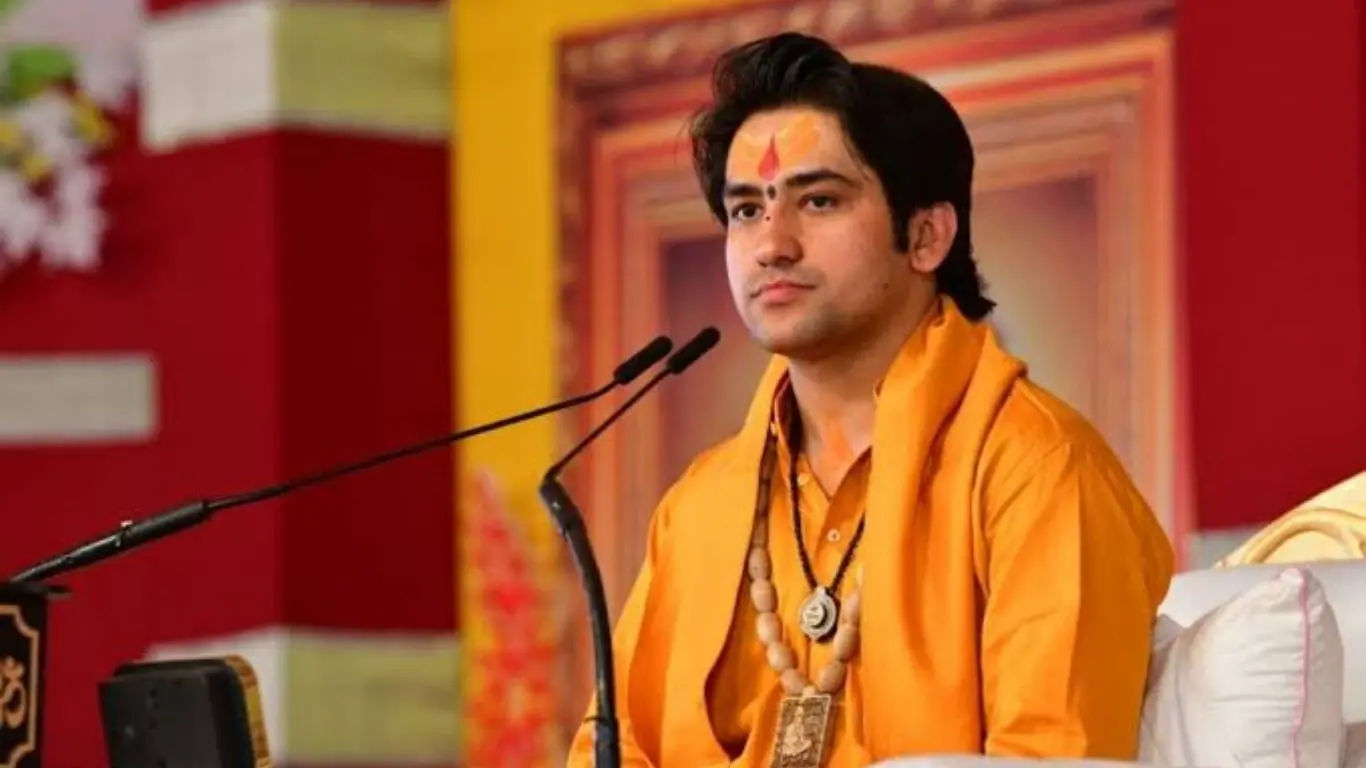 File photo of Pandit Dhirendra Krishna Shastri also known as Baba Bageshwar the head of Bageshwar Dham.