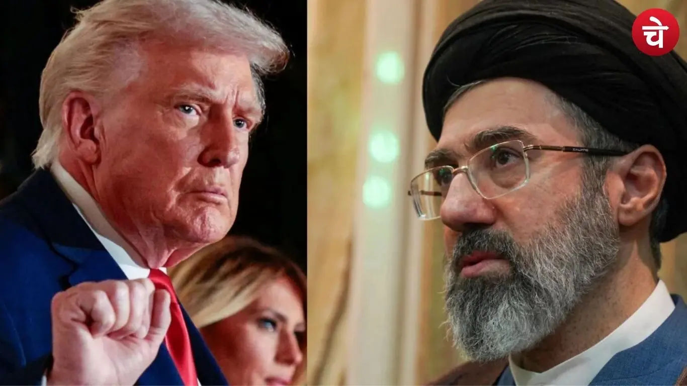 File photo of US President Donald Trump and Iran's new Supreme Leader Mojtaba Khamenei