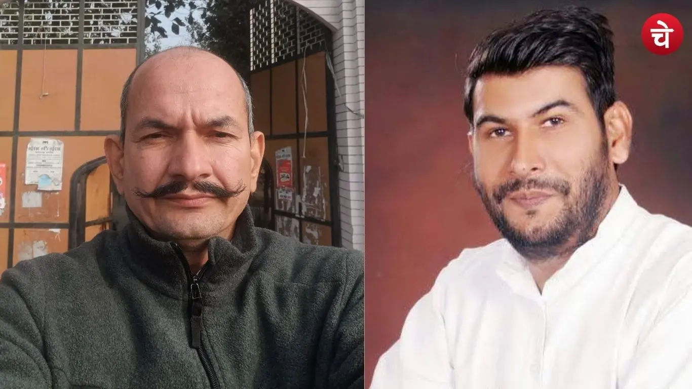 File photo of teacher leader and educationist Dr. Kuldeep Malik and BJP MLC candidate Shrichand Sharma
