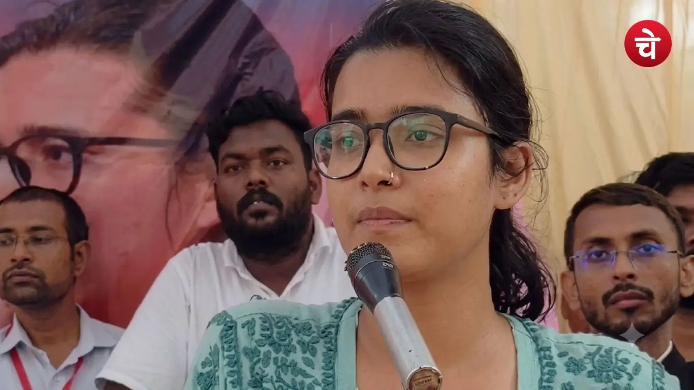 Neha Bora, National President of the All India Students Association (AISA)
