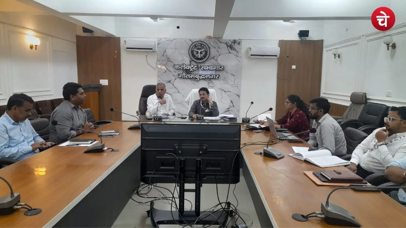 Other officials present at the inter departmental meeting regarding the Communicable Disease Control and Dastak Campaign chaired by Bhal Chandra Tripathi CDO of Gautam Buddha Nagar