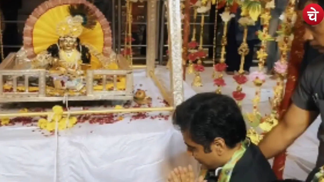 Pankaj Singh MLA from the Noida Assembly constituency immersed in devotion on the occasion of Krishna Janmashtami