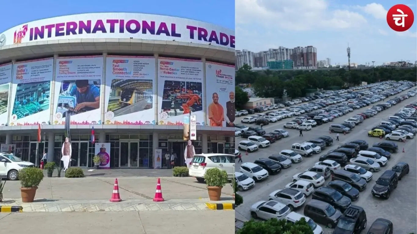 Parking arrangements made for visitors in Greater Noida during UPITS 2026