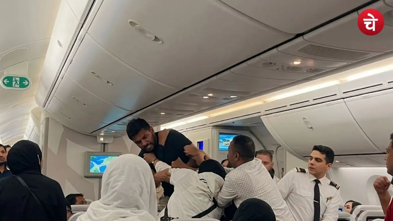 Passengers scuffling during a flight on Bangladesh's national carrier, Biman Bangladesh Airlines