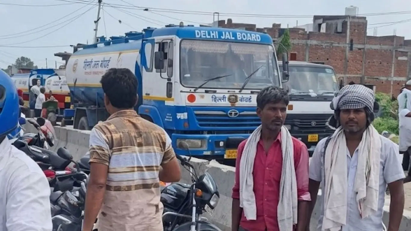 The dumper involved in the accident
