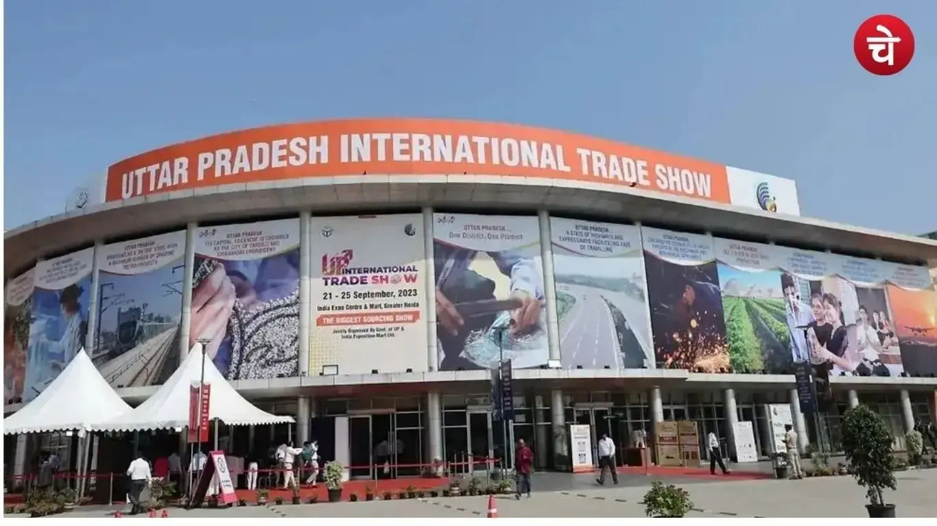 The grand UP International Trade Show 2026 has been set up at the India Expo Centre in Greater Noida