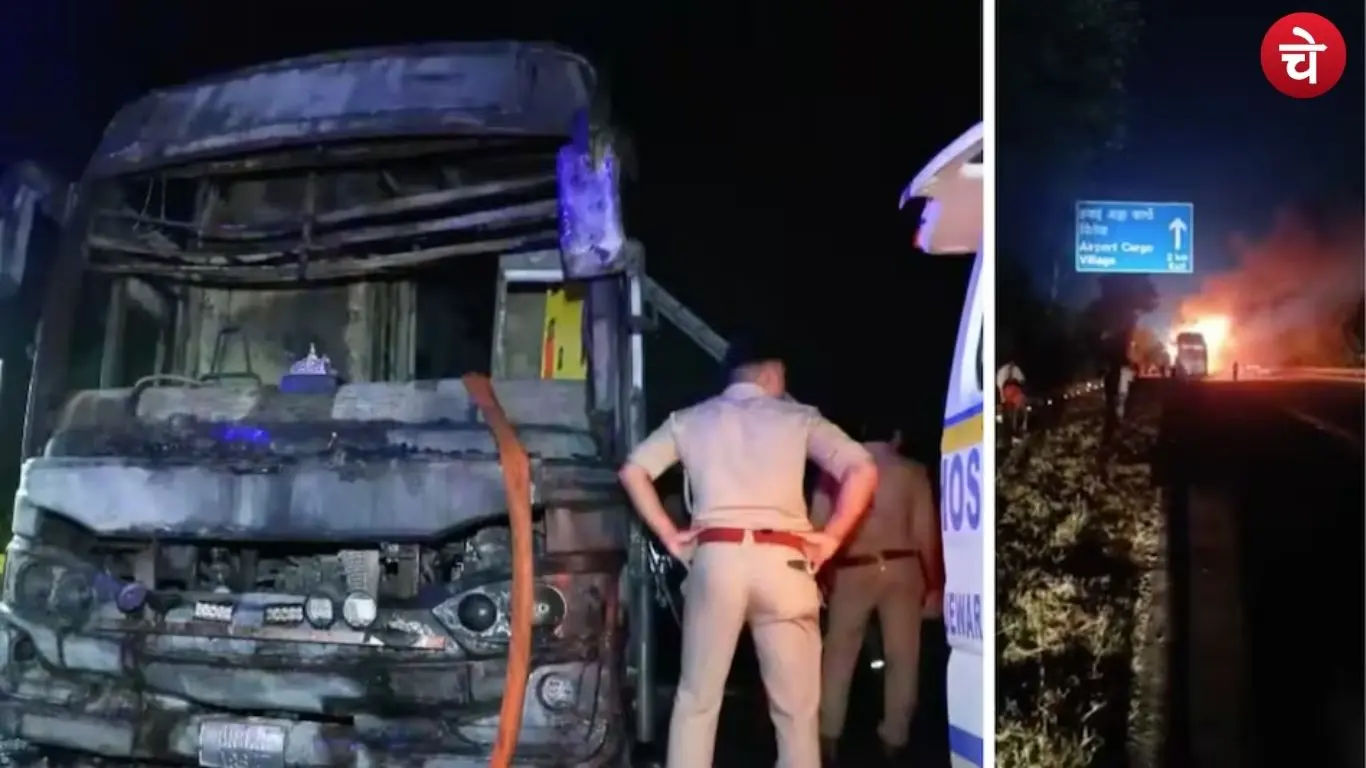 Yamuna Expressway sleeper bus fire incident